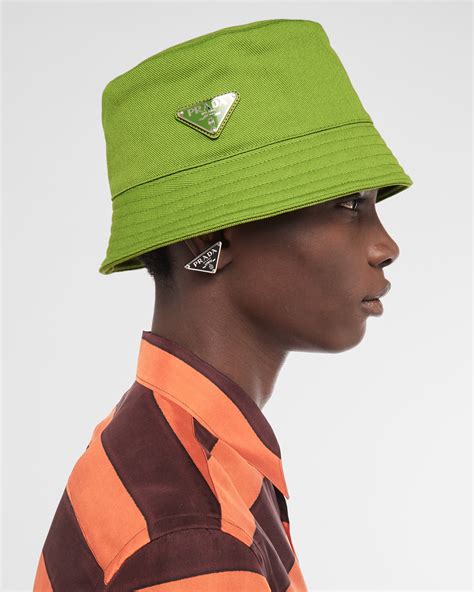 prada bucket hat green|prada green re nylon hat.